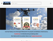 Tablet Screenshot of coolcitytrading.com